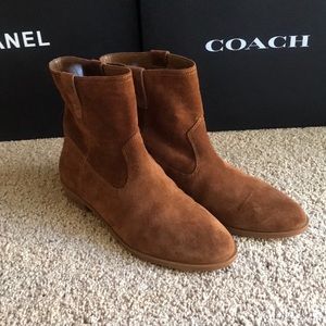 Rebecca Minkoff Brown Suede Ankle Boots